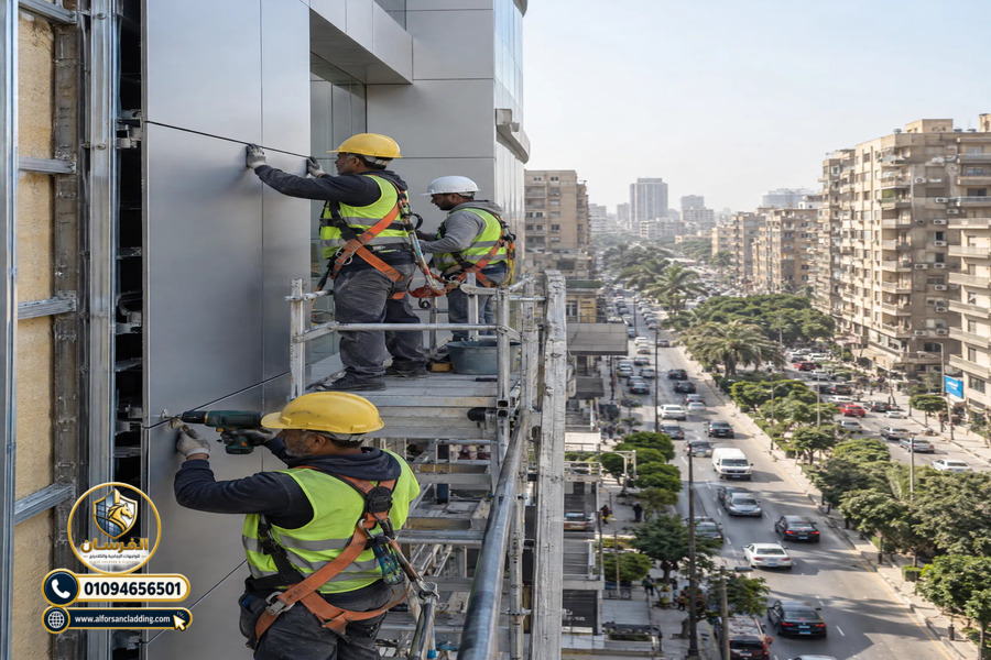 شركة تركيب واجهات كلادينج بمدينة نصر للمحلات والشركات