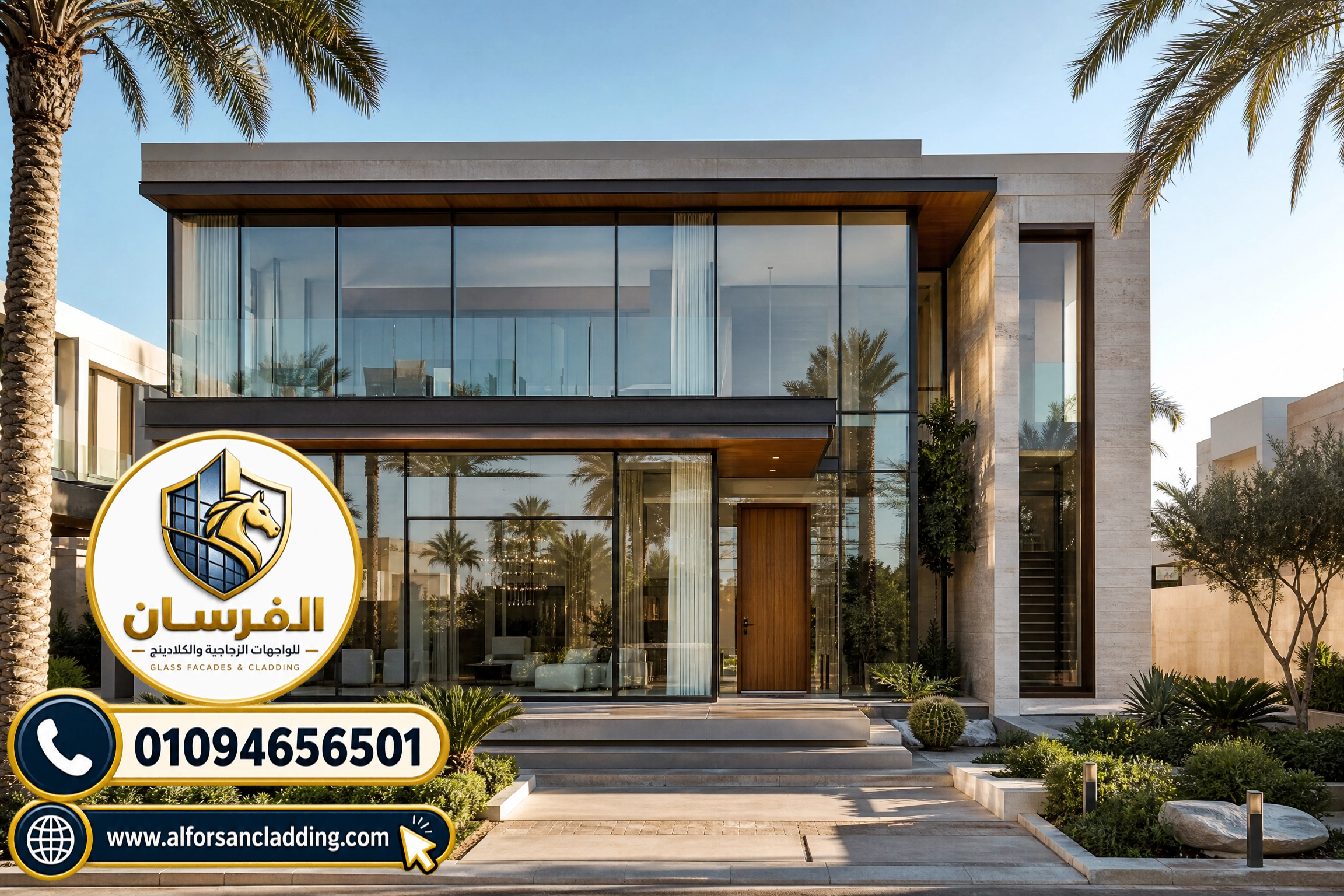   تركيب واجهات زجاجية بمصر | أفضل أنواع الزجاج للواجهات  